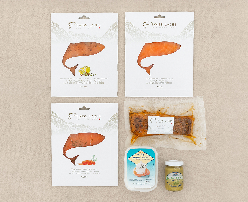Apéro-Set mit Rauchlachs für 4-6 Personen