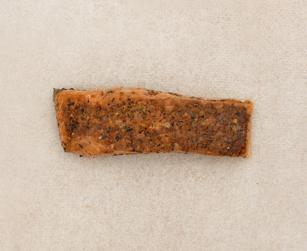 Heiss geräucherter Lachs mit Cajun-Gewürz