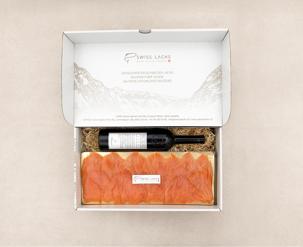 Rauchlachs-Filet und Bianco Rovere
