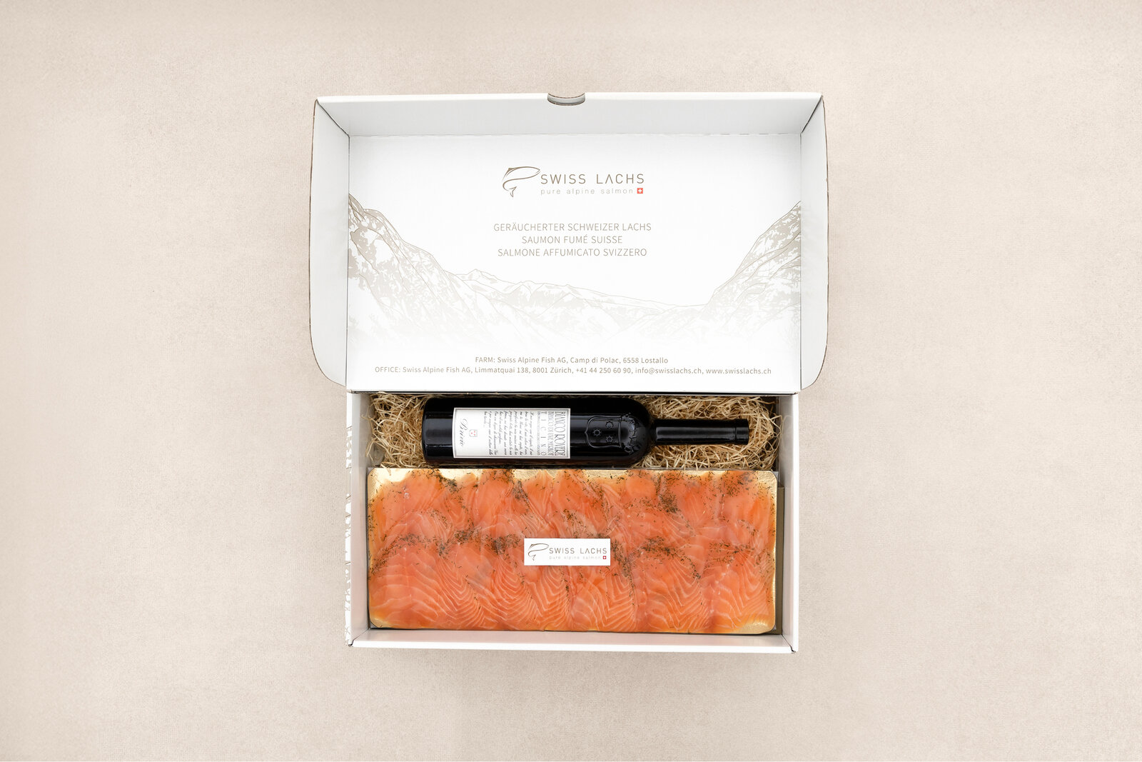 Salmone graved all’aneto con Bianco Rovere